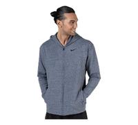 Nike Men M NK DRY HOODIE FZ HPRDRY LT Sweatshirt - Midnight Navy/Heather/Black, Small