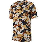 Nike Men M Nk Dry Leg Tee Camo AOP T-Shirt - Light Bone/White, Small