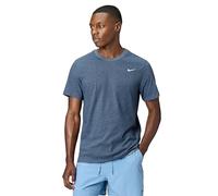 Nike Men M Nk Dry TEE DFC Crew Solid T-Shirt - Obsidianheather/(Matte Silver), 2X-Large