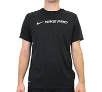 Nike Men M Nk Dry Tee Pro T-Shirt - Black, 2X-Large-T