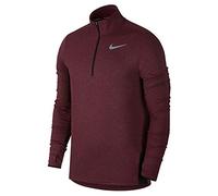 Nike Men M Nk SPHR Elmnt Top Hz 2.0 Long Sleeved T-Shirt - Night Maroon/Heather/Black/Reflective, Small