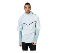 Nike Men M NK SPHR TRSFM TOP TCH PCK Sweatshirt - Barely Grey/Aviator Grey/Black, Small