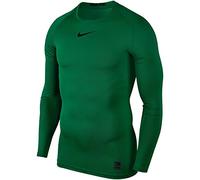 Nike Men M Np Top Ls Comp Long Sleeved T-Shirt - Pine Green/Black, 2XL-T