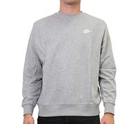 NIKE Men M Nsw Club Crw Bb Long Sleeved T-Shirt - Indigo Force/White, X-Large