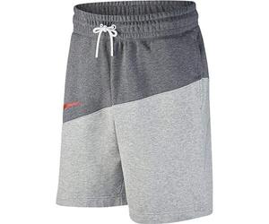 Nike Men NSW Swoosh Short ft Sport Shorts - Charcoal Heathr/University Red, Medium