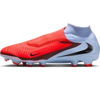 Nike Men Phantom 6 High Pro Fußballschuh für Normalen Rasen Soccer Shoe, Royal Tint Bright Crimson, 9.5 UK