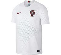 Nike Men Portugal Stadium Away Jersey - White/Gym Red, Medium