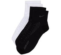 Nike Men Run-Anti-Blister Quarter Socks (pack Of 2) - White/Wolf grey/Black/Nano grey, X-Large arge arge arge arge arge arge arge