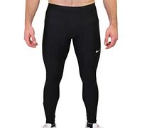 Nike Men Running Tights - Black/Reflective Silver, X-Large