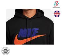 Nike Men’s Club Fleece Hoodie FN3104 Pullover Sweatshirt Futura Logo Casual Top