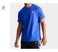 Nike Sportswear Club Men's T-Shirt - Blue - Cotton L