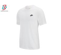 Nike Men’s Club T-Shirt Cotton Crew Neck Tee Short Sleeve Casual Summer Gym Top