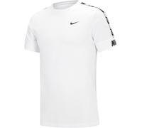 (UK Size M, White) Nike NSW Repeat Men's Crew Neck Classic Cotton Summer Gym Retro Casual T-Shirts