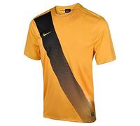 NIKE Men Sash Training Shirt - Gold/Black, Medium