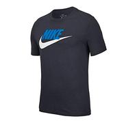 Nike Men Sportswear T-Shirt - Obsidian/Light Photo Blue/White, M