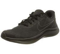 NIKE men Star Runner 3 Gymnastics Shoe, Black Black Dark Smoke Grey, 4 UK (36.5EU)