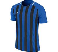 Nike Men Striped Division III Jersey Ss Jersey - Royal Blue/Black/White/White, XX-Large