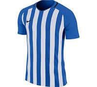 Nike Men Striped Division III Jersey Ss Jersey - Royal Blue/White/Black/Black, X-Large