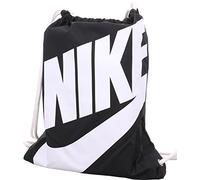 Nike Men Unisex Heritage Gym Drawstring Bag Backpack Sack - Black 43 x 33 cm