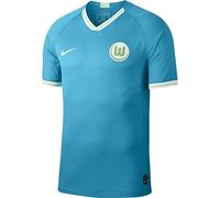 Nike Men Vflw M Nk BRT Stad JSY Ss AW Football T-Shirt - Chlorine Blue/(White) (No Sponsor), X-Large