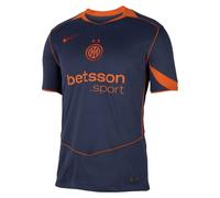 Inter Milan 2025/26 Stadium Third Men's Nike Dri-FIT Total 90 Football Replica Shirt - Blue - Polyester M