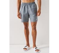 Nike Mens 7 Inch Volley Swim Shorts - Grey, Grey, Size 2Xl, Men Grey