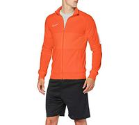 Nike Men's Academy 19 Essential Track Jacket Sweatshirt, Bright Crimson/White/White, S, AJ9180