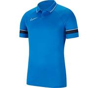 NIKE Men's Academy 21 Polo shirt, Royal Blue/White/Obsidian/White, M UK