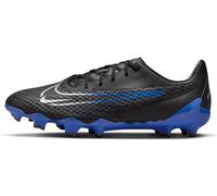 Nike Men's Academy Football Shoe, Black/Chrome-Hyper Royal, 10.5 UK