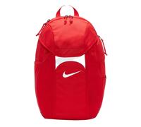 (One Size, Red/White) Nike Academy Team Logo 30L Backpack