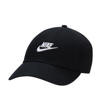 Nike Mens Accessories Clb Wordmark Embroidered Logo Dad Cap in Black/White - Size Medium/Large