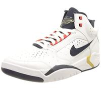 (8) Nike Air Flight Lite Mid White/Midnight Navy DJ2518-102 Men's