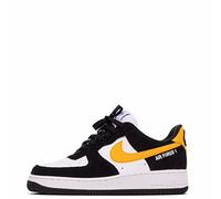 Nike Men's Air Force 1 '07 LV8 Sneaker, Black/Dark Sulfur, 7 UK