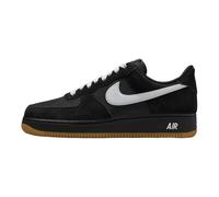NIKE Men's AIR Force 1 '07 LV8 Sneaker, Black White Gum Light Brown, 8 UK