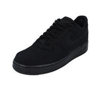 Nike Men's Air Force 1 Low Canvas Sneaker, Black, 8.5 UK
