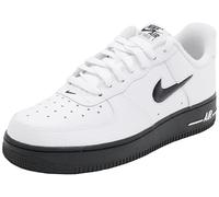 NIKE Men's Air Force 1 Sneaker, White Black, 9.5 UK