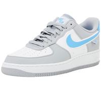 NIKE Men's AIR Force ONE '07 NN Sneaker, Wolf Grey University Blue White, 6 UK