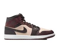 Nike Men's Air Jordan 1 Mid SE Sneaker, Velvet Brown Earth Sanddrift, 12.5
