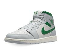 Nike Men's Air Jordan 1 Mid Sneaker, Summit White/Pine Green, 10 UK