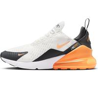 Nike Men's Air Max 270 Shoes, Summit White/Laser Orange/Anth, 9.5