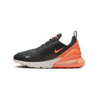 Nike Men's AIR MAX 270 Sneaker, Black/Total Orange-Bright Crim, 9