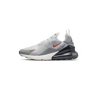 Nike Mens Air Max 270 Trainers, Grey Fog / Team Orange Sail - Size UK 6
