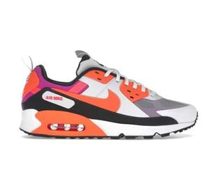 NIKE Men's Air Max 90 Drift Sneaker, White Hyper Crimson Hyper Violet, 5 UK