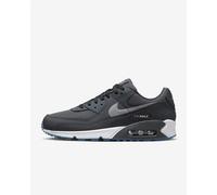 Nike Mens Air Max 90 Men’s Trainers in Anthracite/Industrial Blue/White/Reflect Silver - Grey - Size UK 6