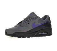 NIKE Men's Air Max 90 Sneaker, Iron Grey Wild Grape Black White, 8 UK