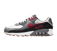NIKE Mens Air Max 90 Sneaker, White Team Red Cool Grey Black, 7.5 UK