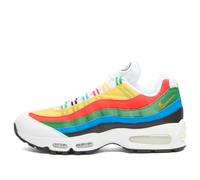 Nike Men's Air Max 95 OG Big Bubble Sneaker White/Metallic Gold/Chile Red UK 9.5