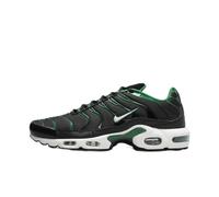 NIKE Men's Air Max Plus Sneaker, Black White Malachite Gum Light Brown, 6.5 UK