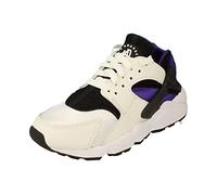 NIKE Womens Air Huarache Running Trainers DH4439 Sneakers Shoes (UK 4.5 US 7 EU 38, White Black Purple 105)