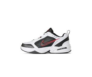 NIKE Men's Air Monarch Iv Gymnastics Shoe, White White Black Varsity Red 101, 10 UK